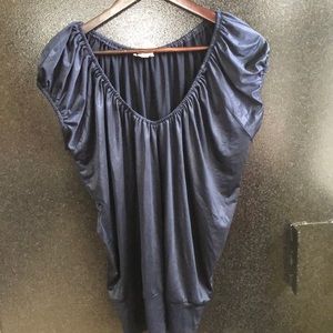 Cache sleeveless shirt, size small, navy blue,